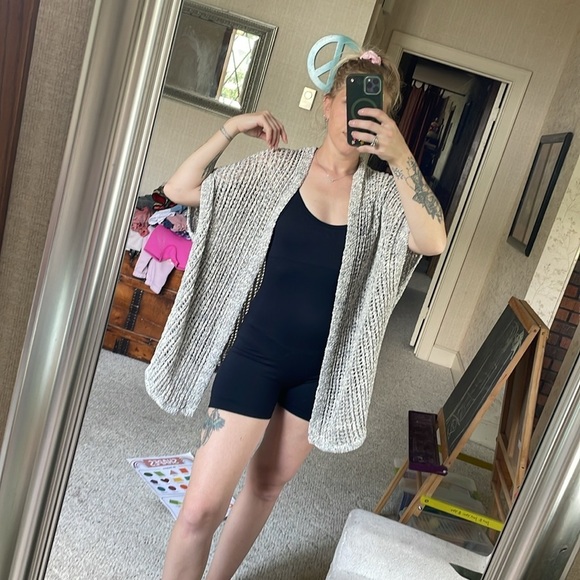 NWT Lane Bryant Light Gray Cardigan Sweater 14/16 - Picture 10 of 14